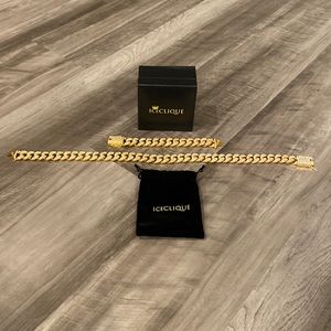 Ice Clique Bracelet and Necklace Set